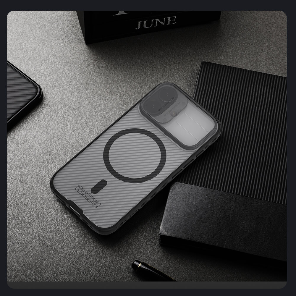 Чехол-крышка NILLKIN для Apple iPhone 17 6.3 (2025) (серия CamShield Pro Magnetic case Clear version)